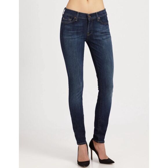 7 for All Mankind 30 Roxanne slim leg ankle designer jeans - Picture 1 of 5